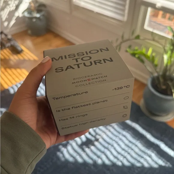 NWT Omega x Swatch Mission to Saturn Speedmaster MoonSwatch - Picture 6 of 9